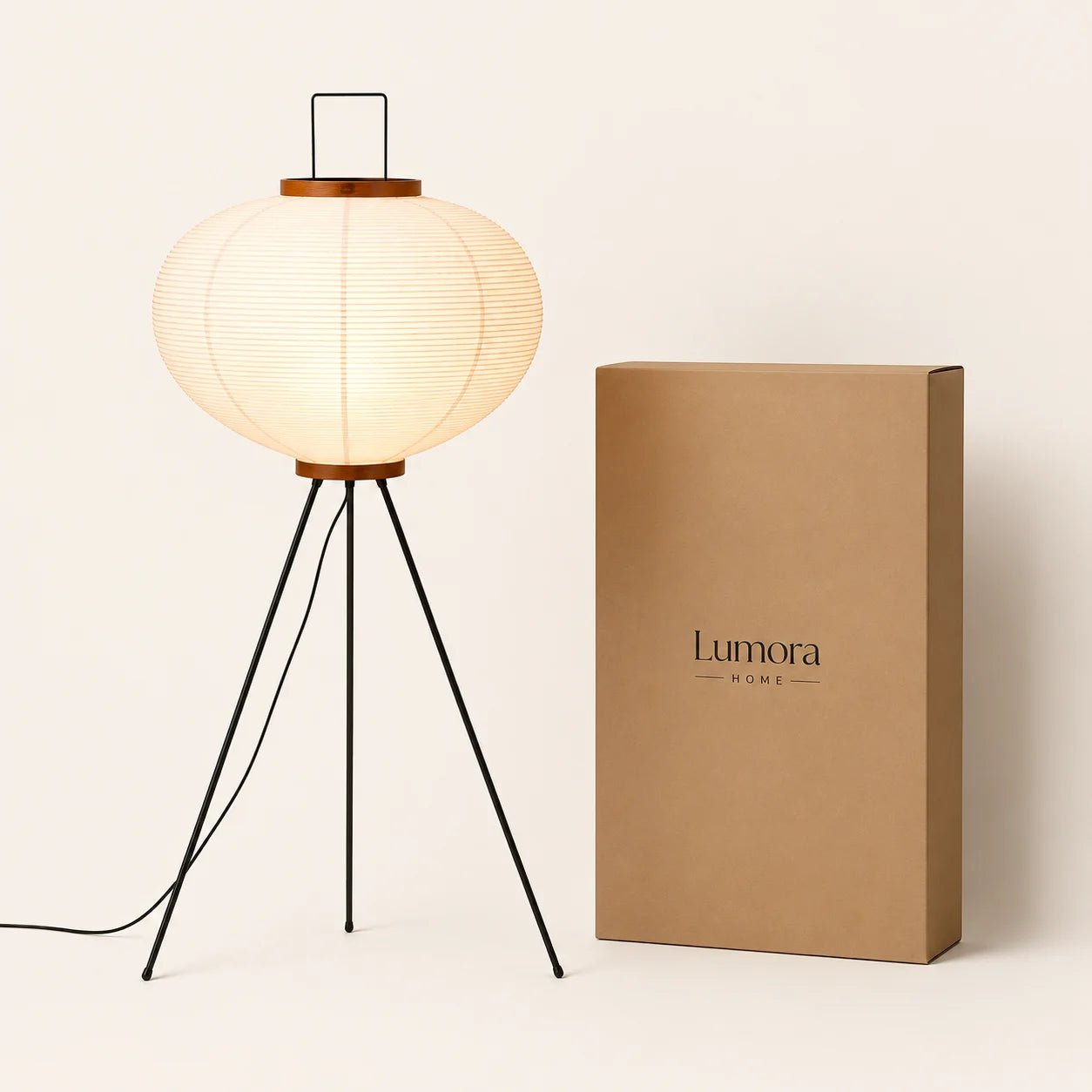 Lumora™ Japanese Paper Pendant Light